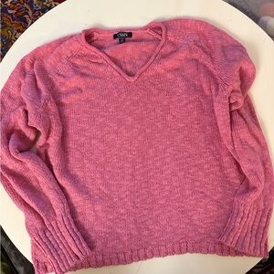 Chaps Soft Pink Knit Pullover